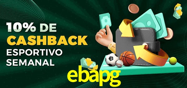 10% de bônus de cashback na ebapg